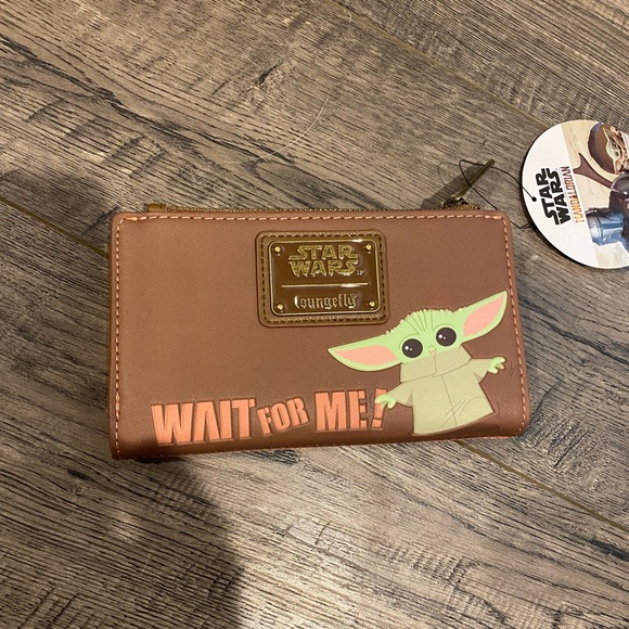 Loungefly Star Wars Baby Yoda Backpack and Wallet Set - Picture 7 of 7